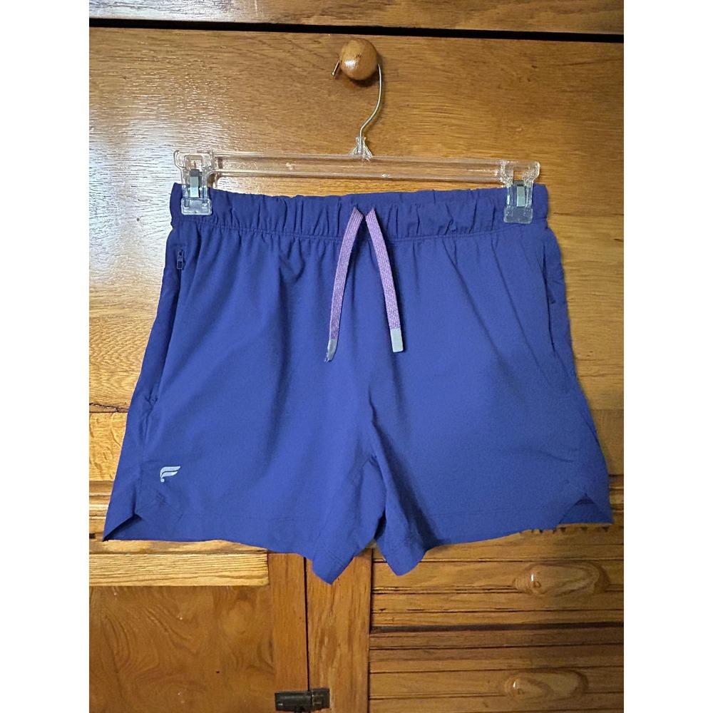 Athleisure Athletic Gorpcore Fabletics 'The One' Womens Purple Running Shorts M